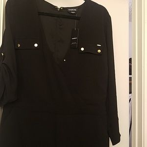 Bebe Black Romper